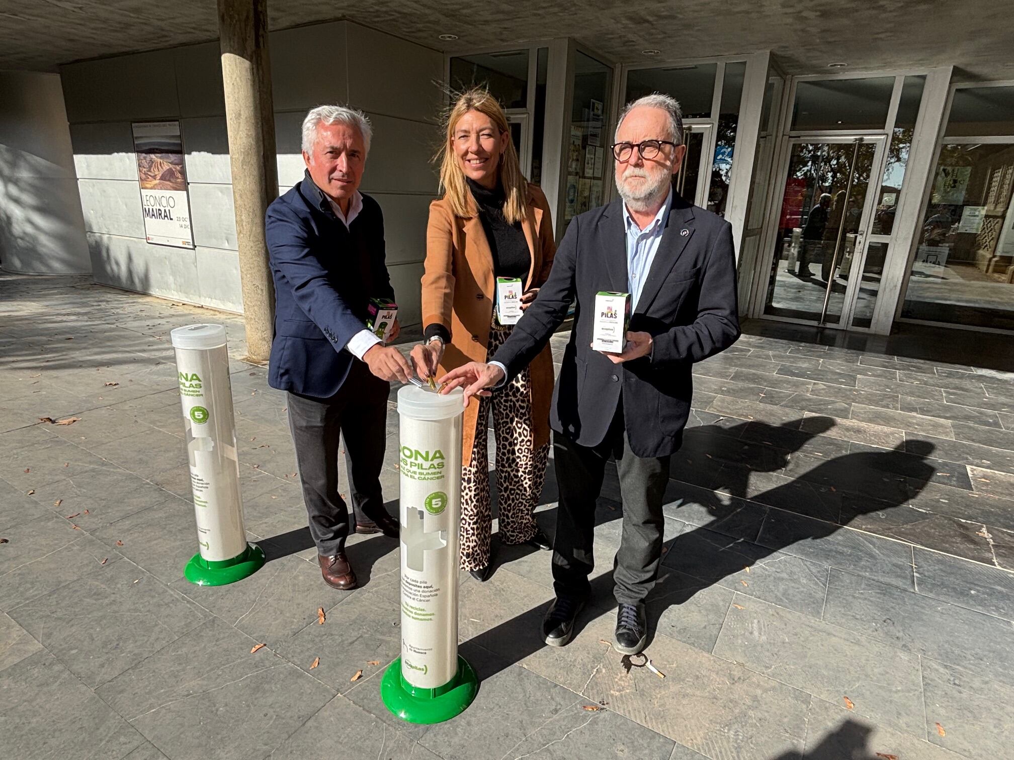 Ecopilas inicia en Huesca una recogida solidaria para la Asociación Contra el Cáncer