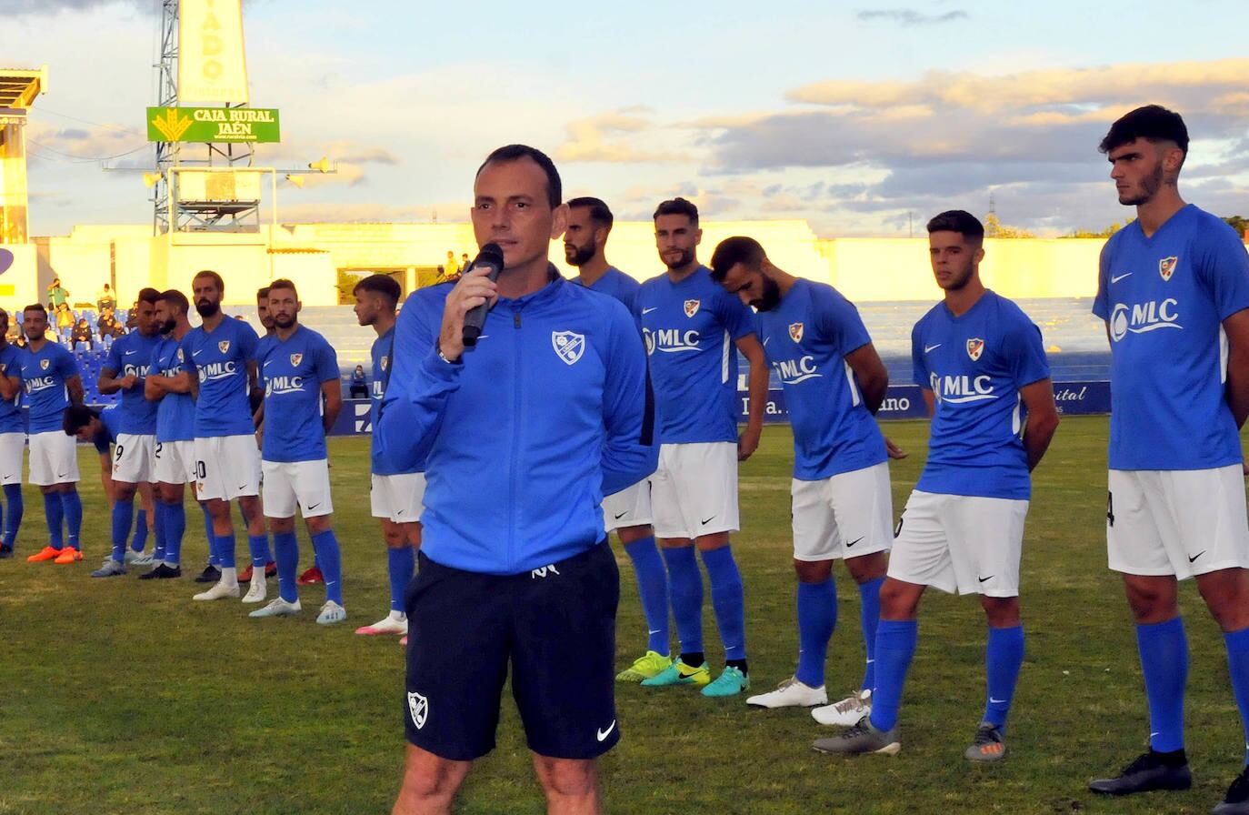 Alberto González, a su llegada al Linares