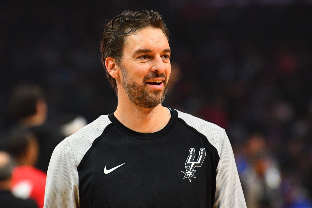 Pau Gasol, durante un San Antonio Spurs contra Los Angeles Clippers 