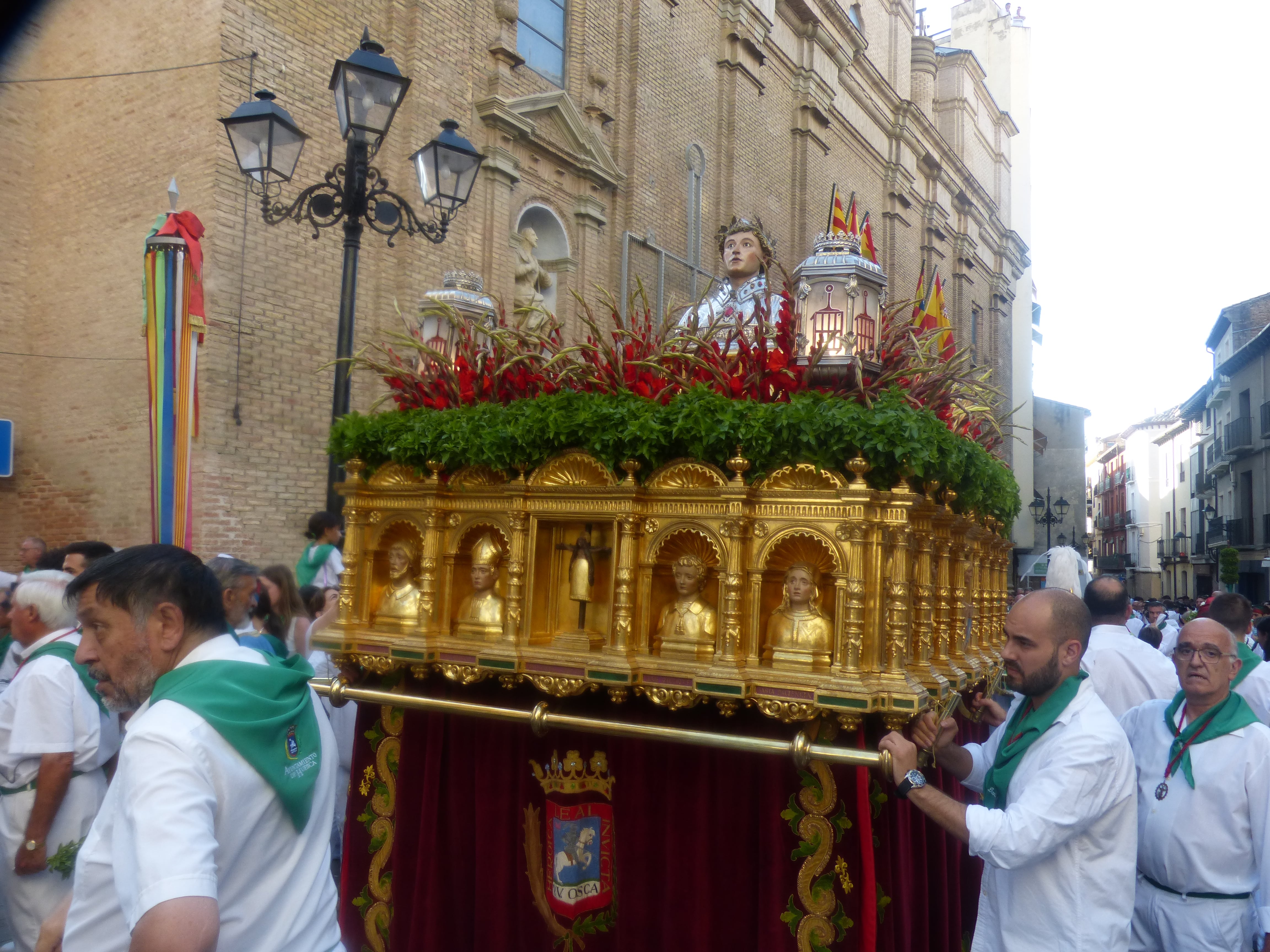 Mañana del día 10 de agosto en Huesca
