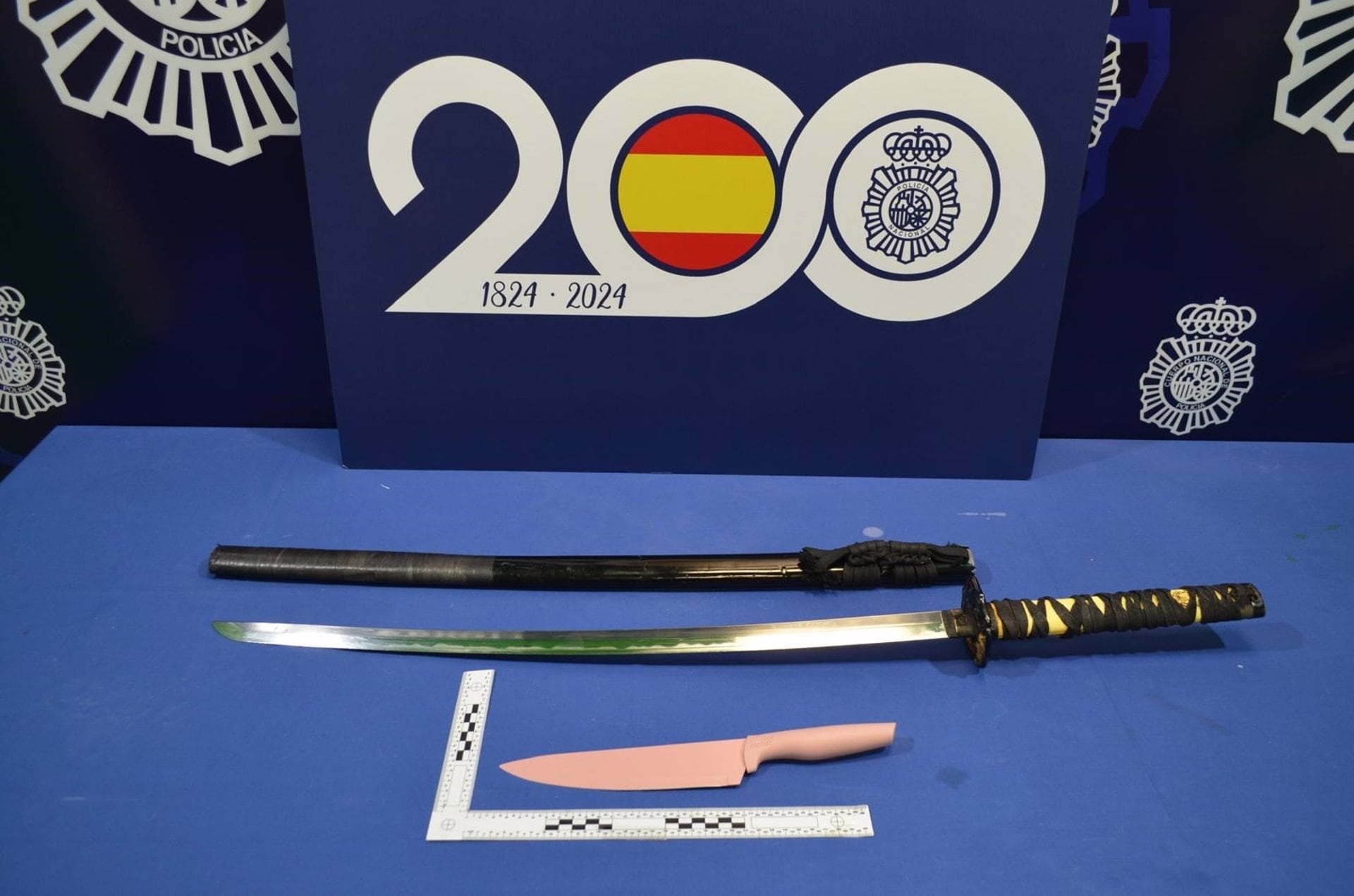 29/11/2024 Sucesos.- Detenido en Valladolid por amenazar con una katana y un cuchillo a su vecinos en un bar.

La Policía Nacional ha detenido a un hombre como presunto autor de un delito de amenazas graves en un bar de Valladolid, donde blandió en tono amenazante una katana y, más tarde, un cuchillo de grandes dimensiones ante los clientes del establecimiento, según informaron a Europa Press fuentes policiales.

SOCIEDAD CASTILLA Y LEÓN ESPAÑA EUROPA VALLADOLID JUSTICIA
POLICÍA NACIONAL VALLADOLID
