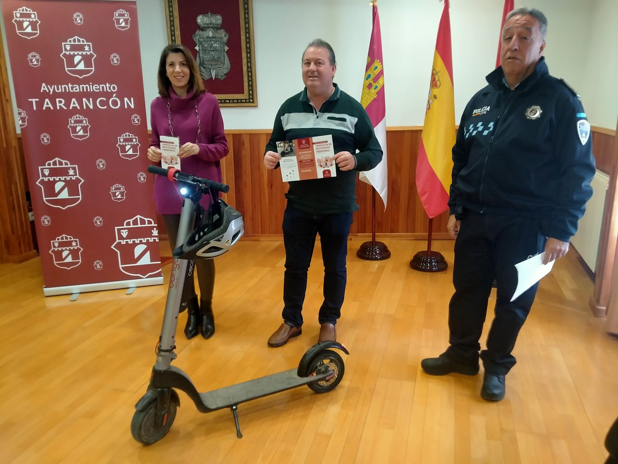 Presentación de la campaña sobre la ordenanza de VMP en Tarancón