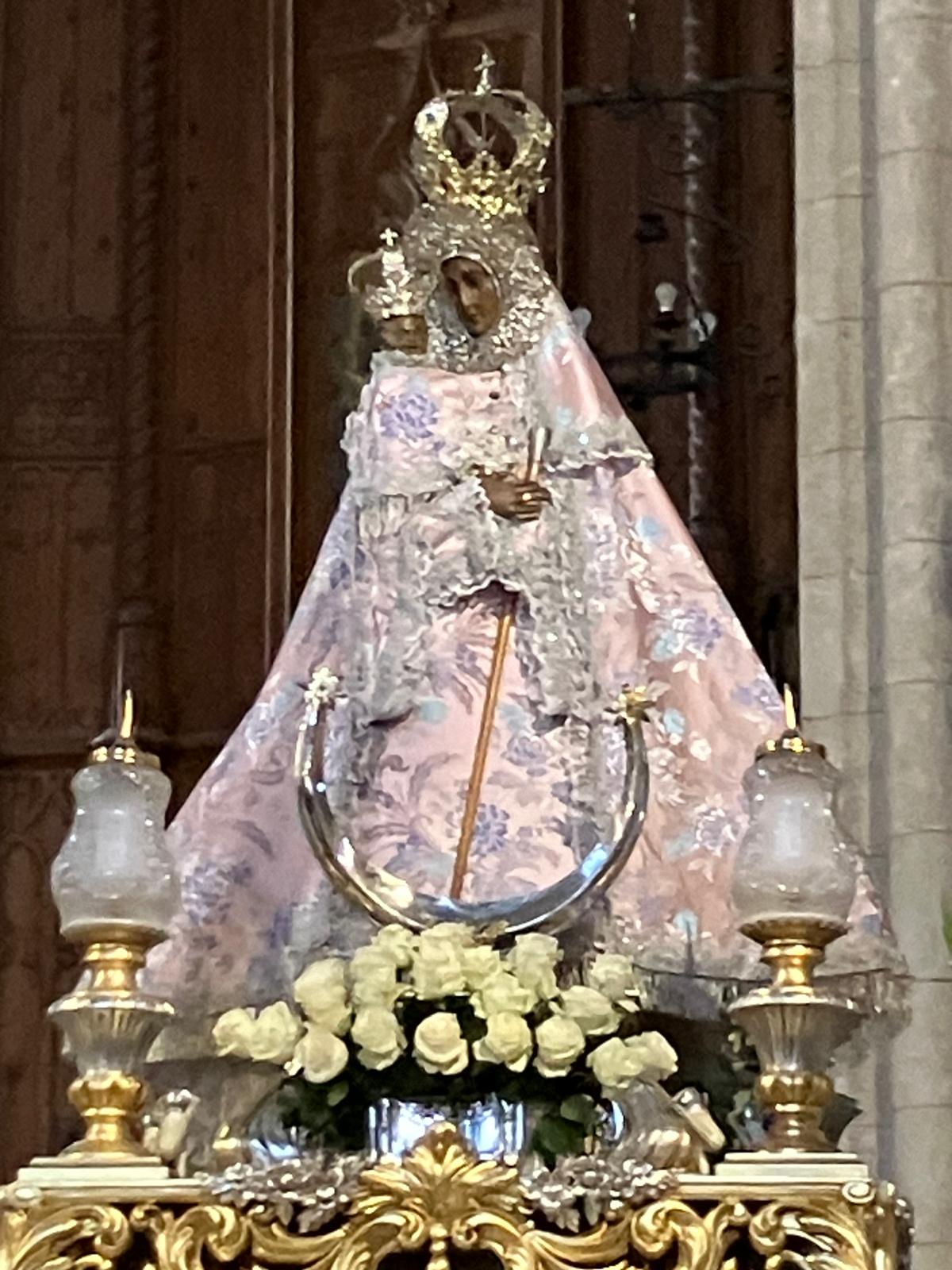 La Morenica, en la Iglesia de Santa María