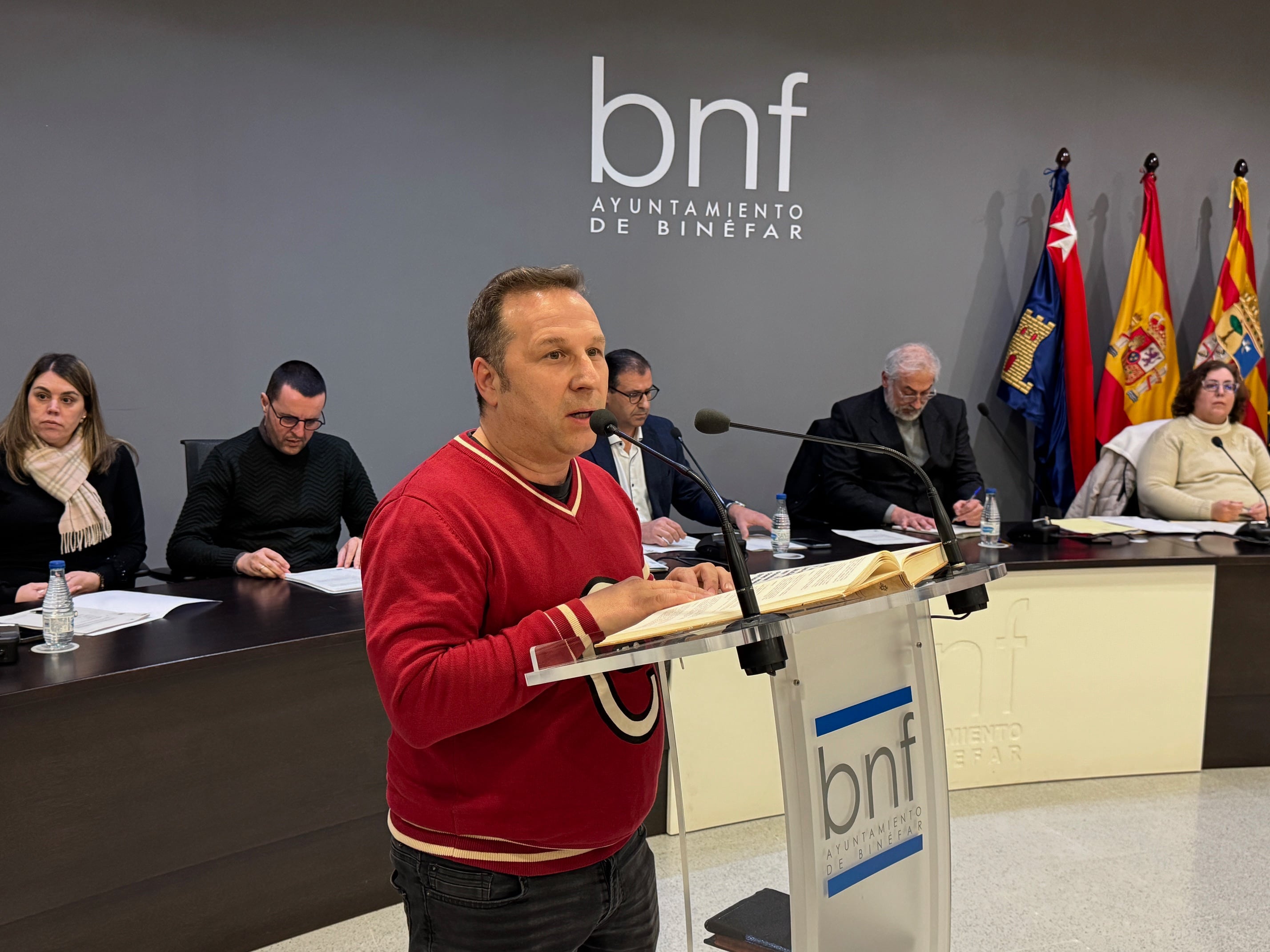 Francis Charles, concejal del PSOE en el Ayuntamiento Binéfar.