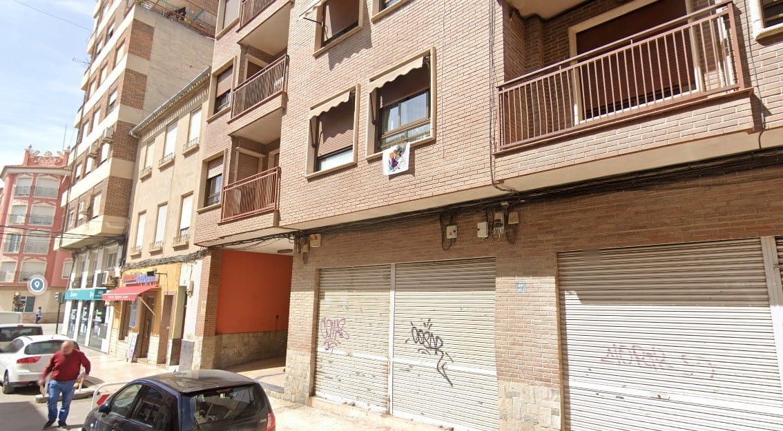 Lugar en Cieza donde se produjo el incidente