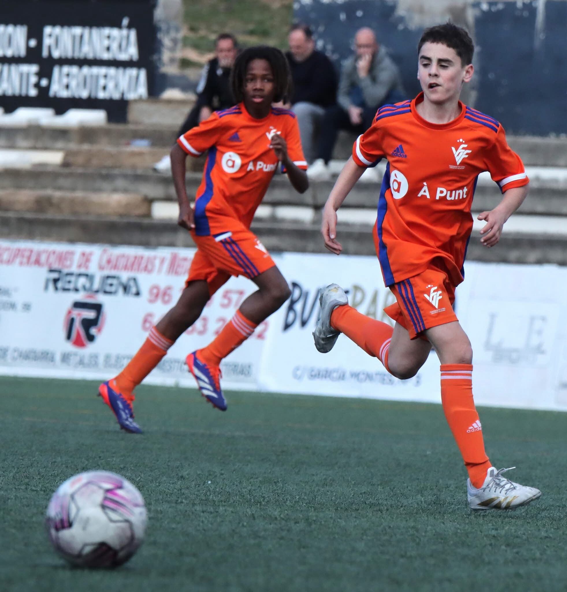 Borja, en pleno partido