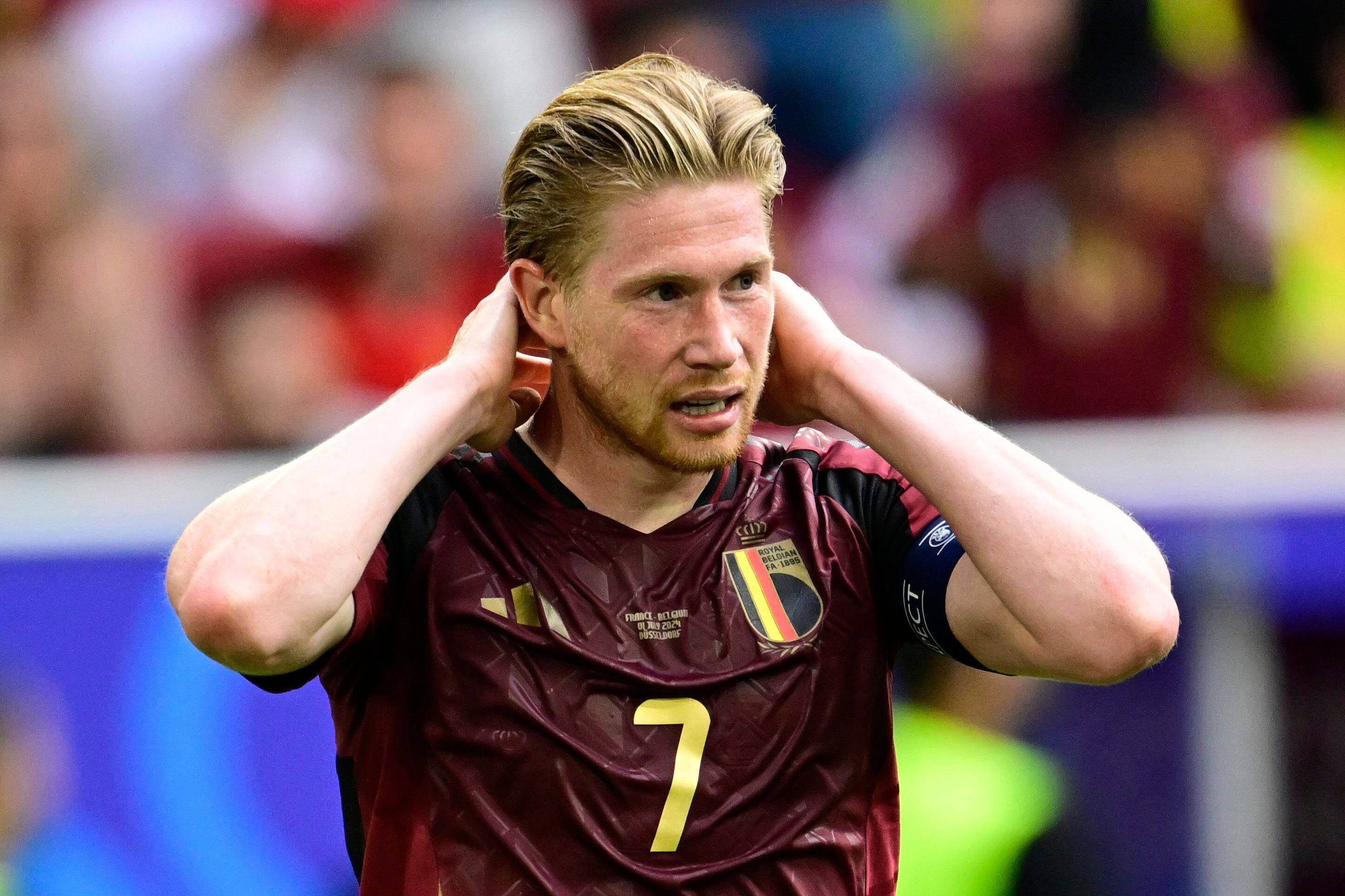 Kevin de Bruyne, durante el partido ante Francia