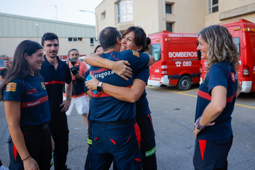 Operativo Bomberos Zaragoza a Marruecos