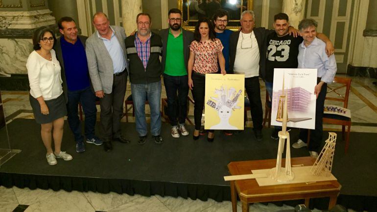 Presentación de fallas municipales para las Fallas 2017