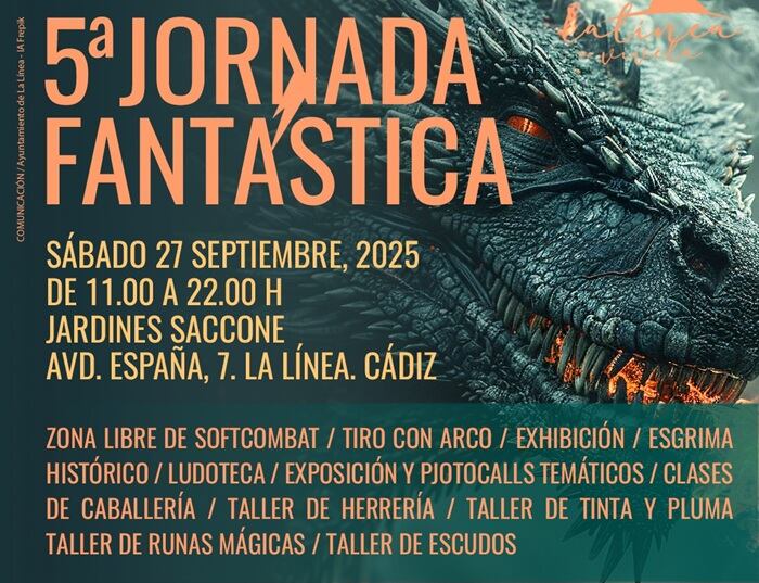 Cartel de las V Jornadas Fantásticas