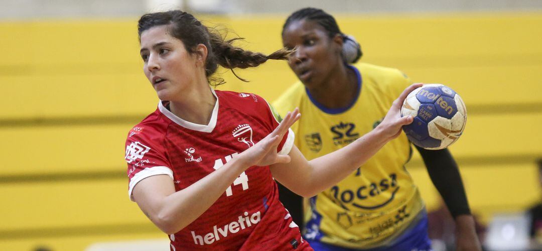 La jugadora Teresa Francés, en un partido de la presente temporada