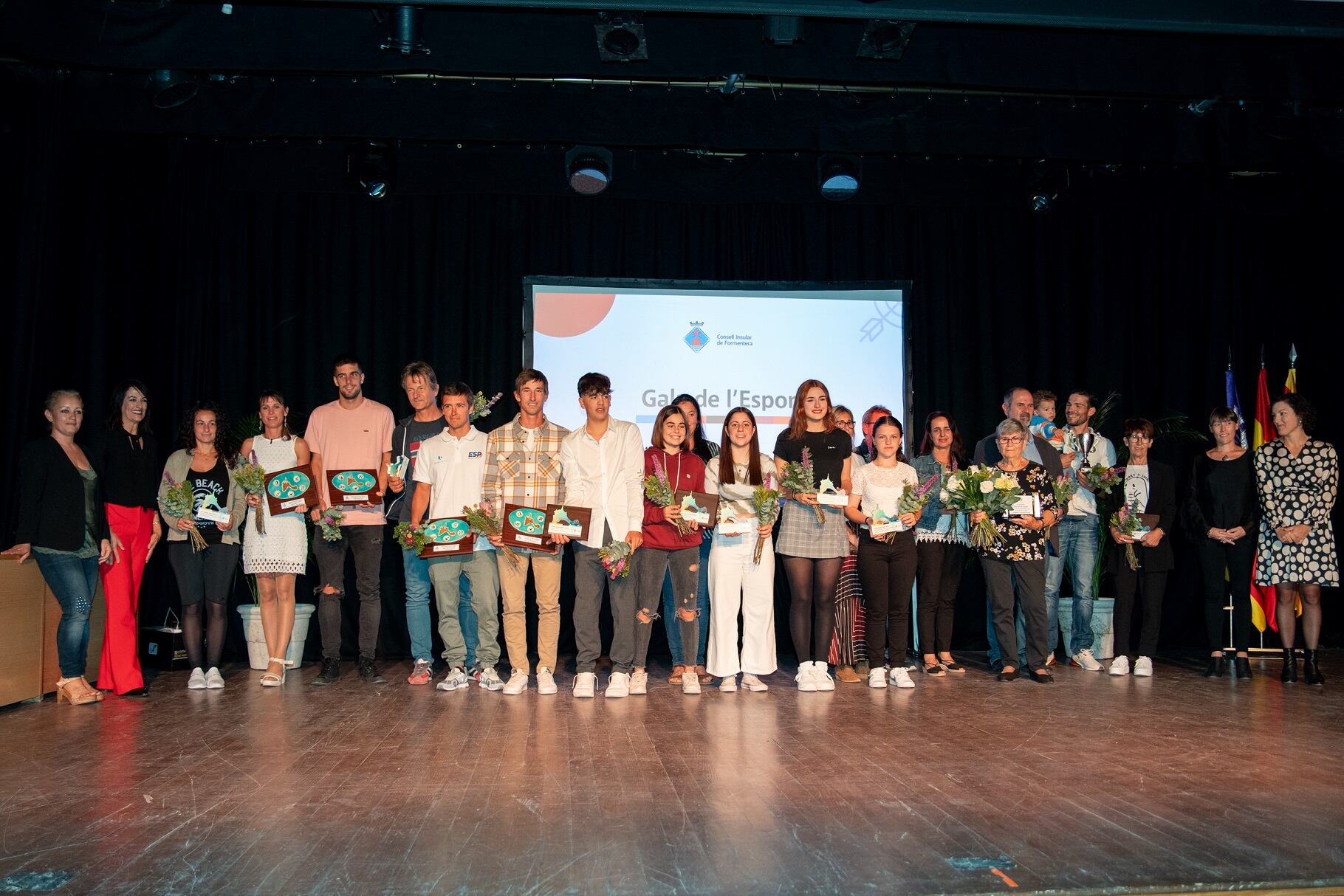 Los premiados en la Gala