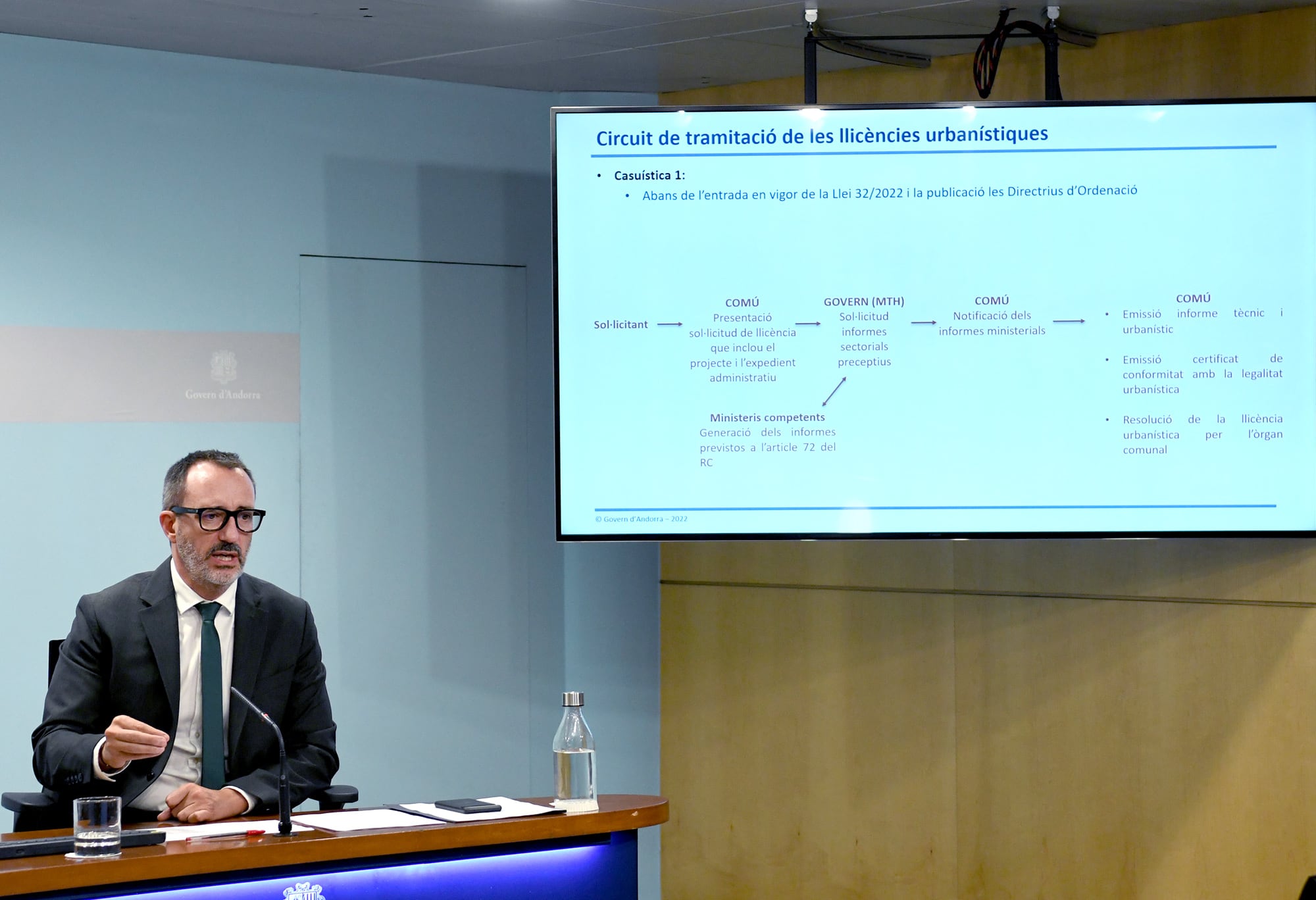 El ministre de Territori i Habitatge, Víctor Filloy.