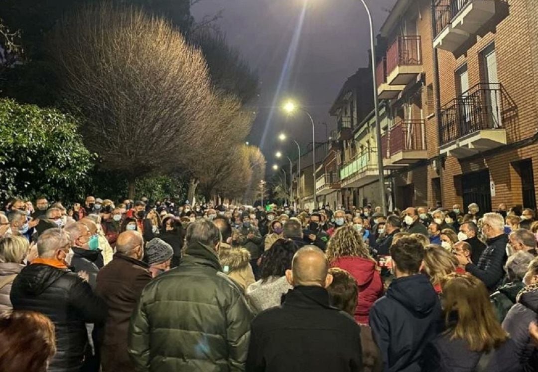 Concentración vecinal por Metro en San Fernando de Henares