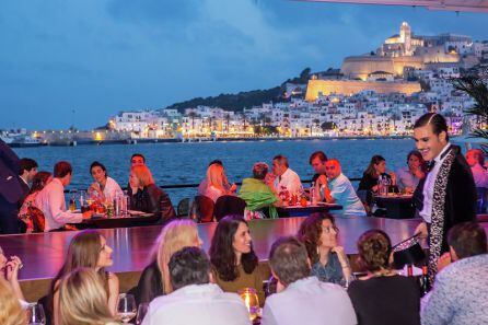Un momento durante la gala benéfica