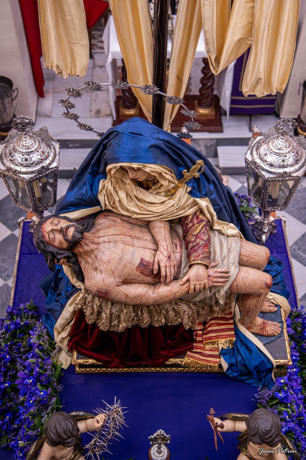 La Virgen de las Angustias del Caminito preside  el Vía Crucis general de Cádiz este año.