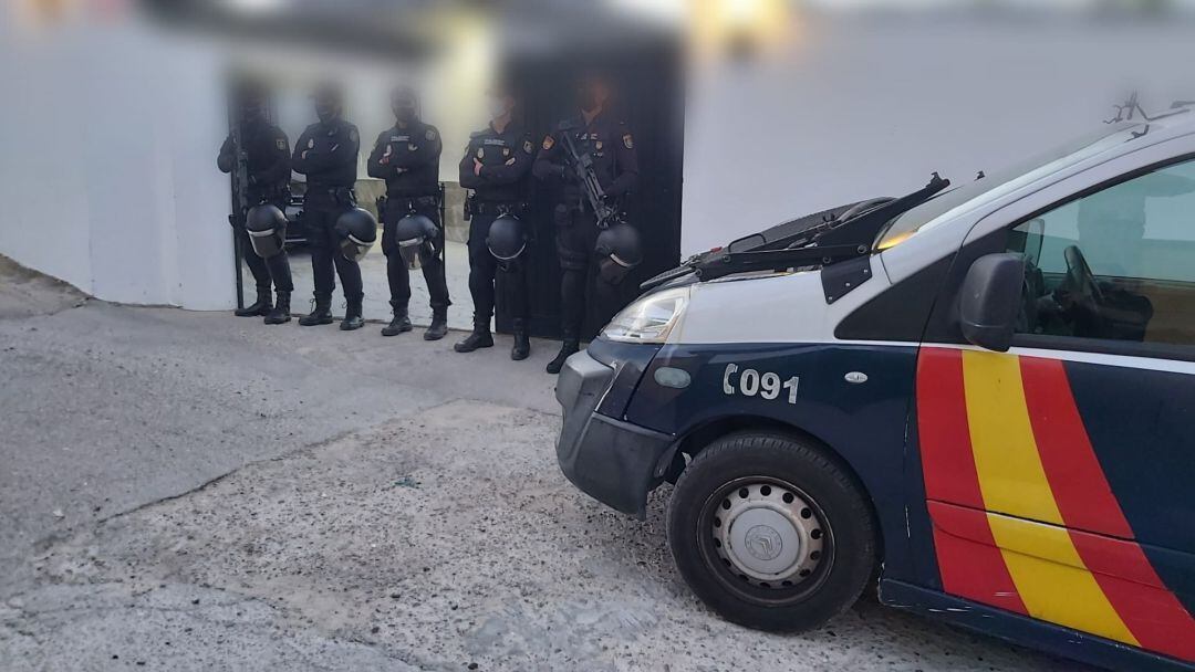 Un momento de la operación.