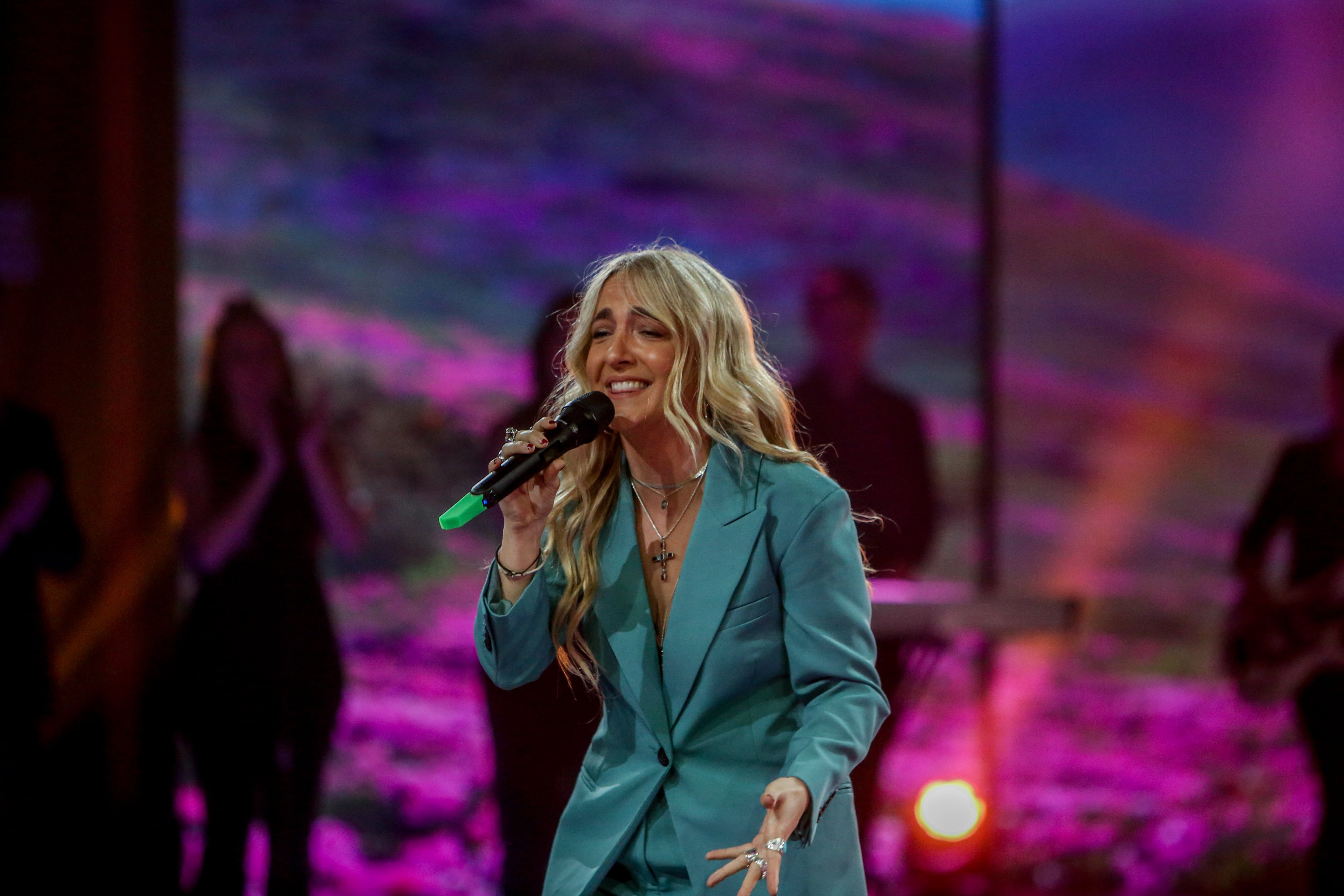 La cantautora vasca en la gala benéfica de TVE "Unidos por la paz. Ucrania en el corazón".