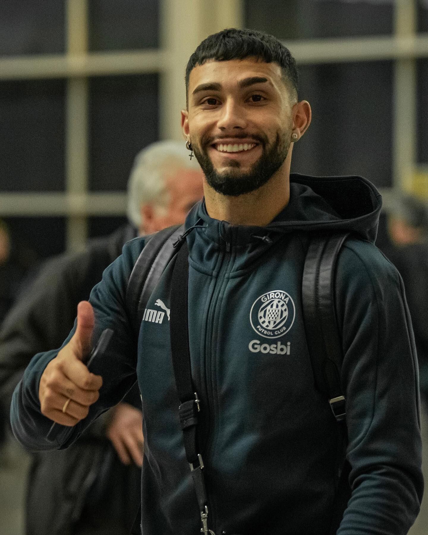 Taty Castellanos, a l'arribada a Estepona.