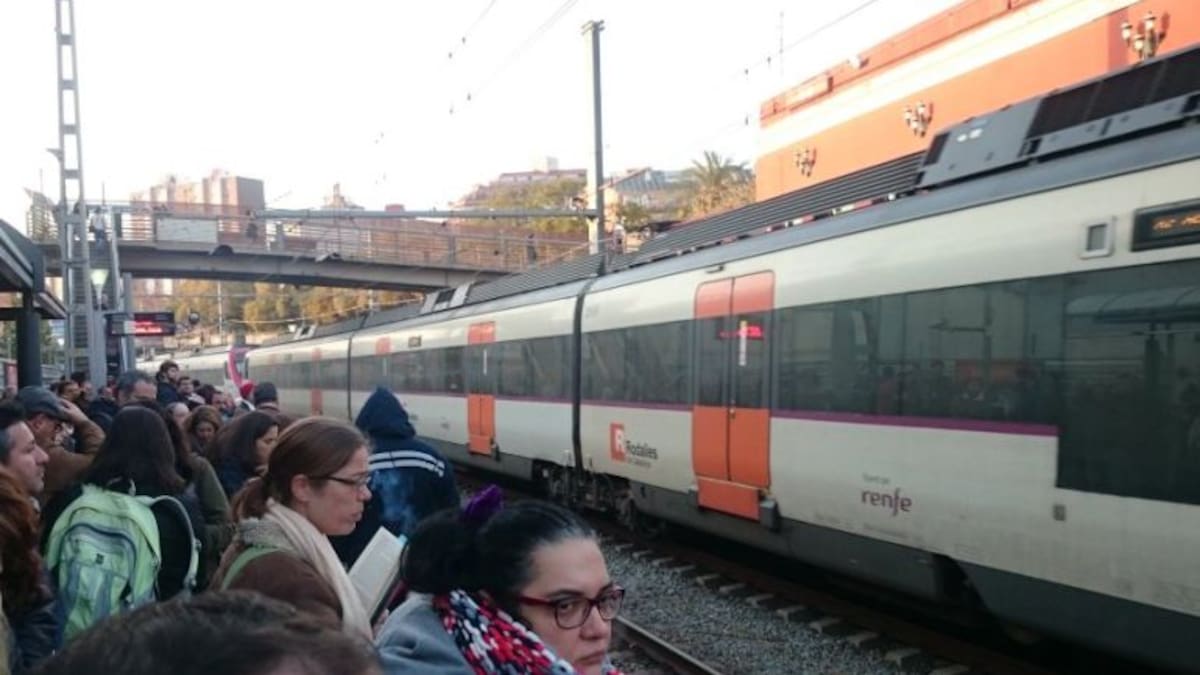 No saben quan tornarà la normalitat a Rodalies