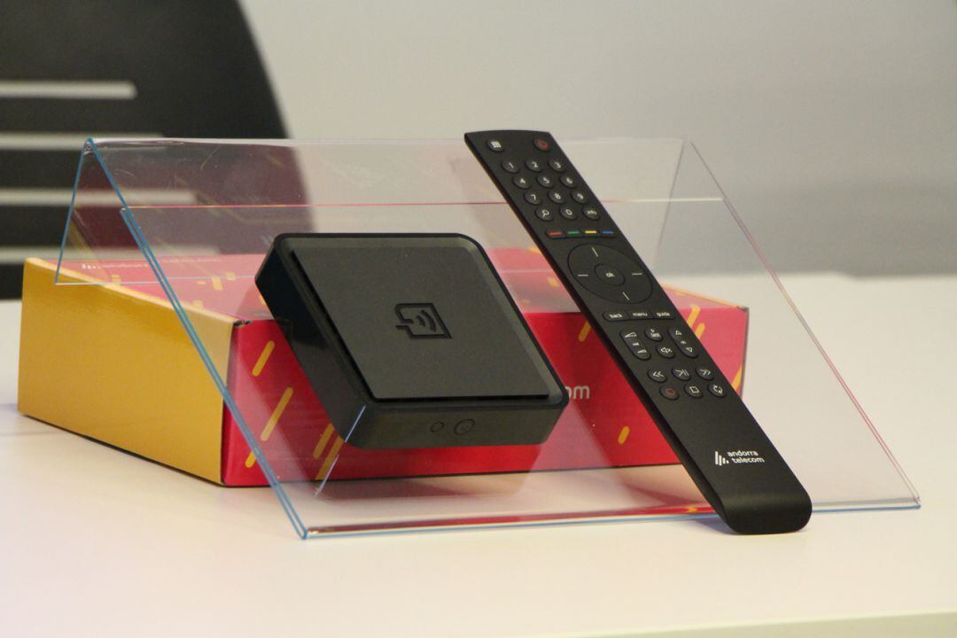 El nou descodificador que ha presentat aquest dimarts Andorra Telecom.