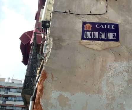 Calle Dr. Galíndez en Cuenca.