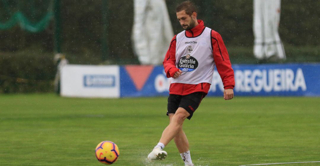 Fede Cartabia en el entrenamiento