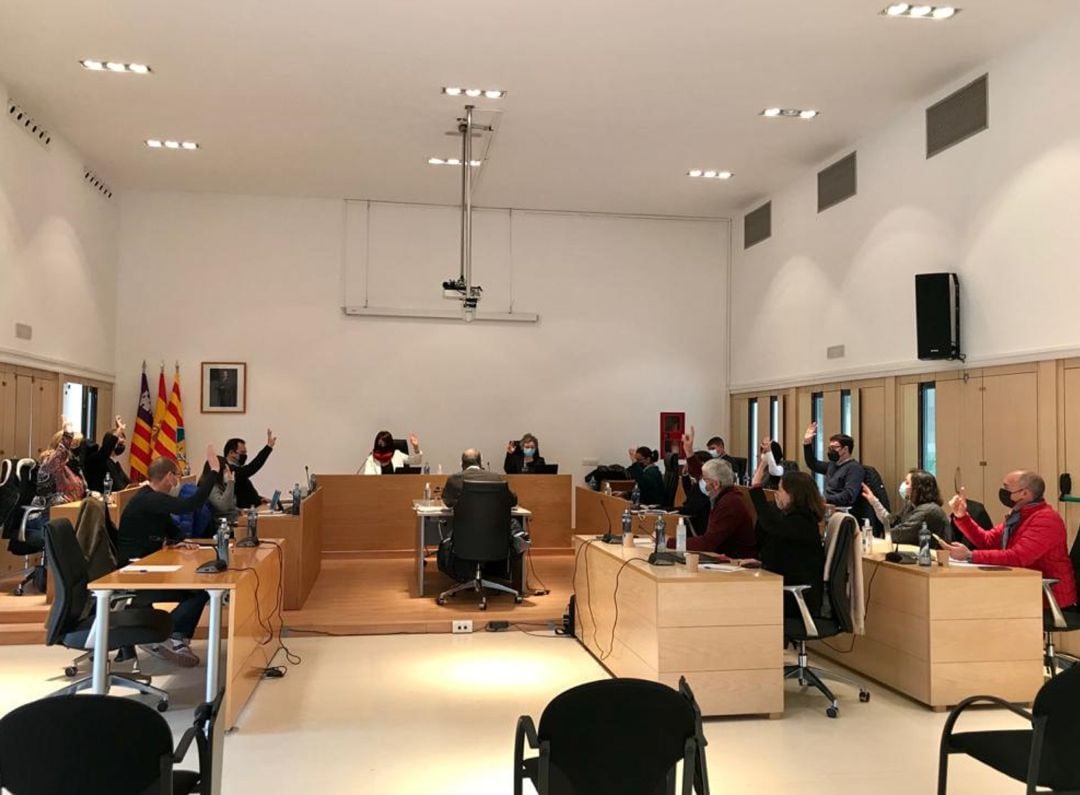 Imagen del pleno del Consell de Formentera