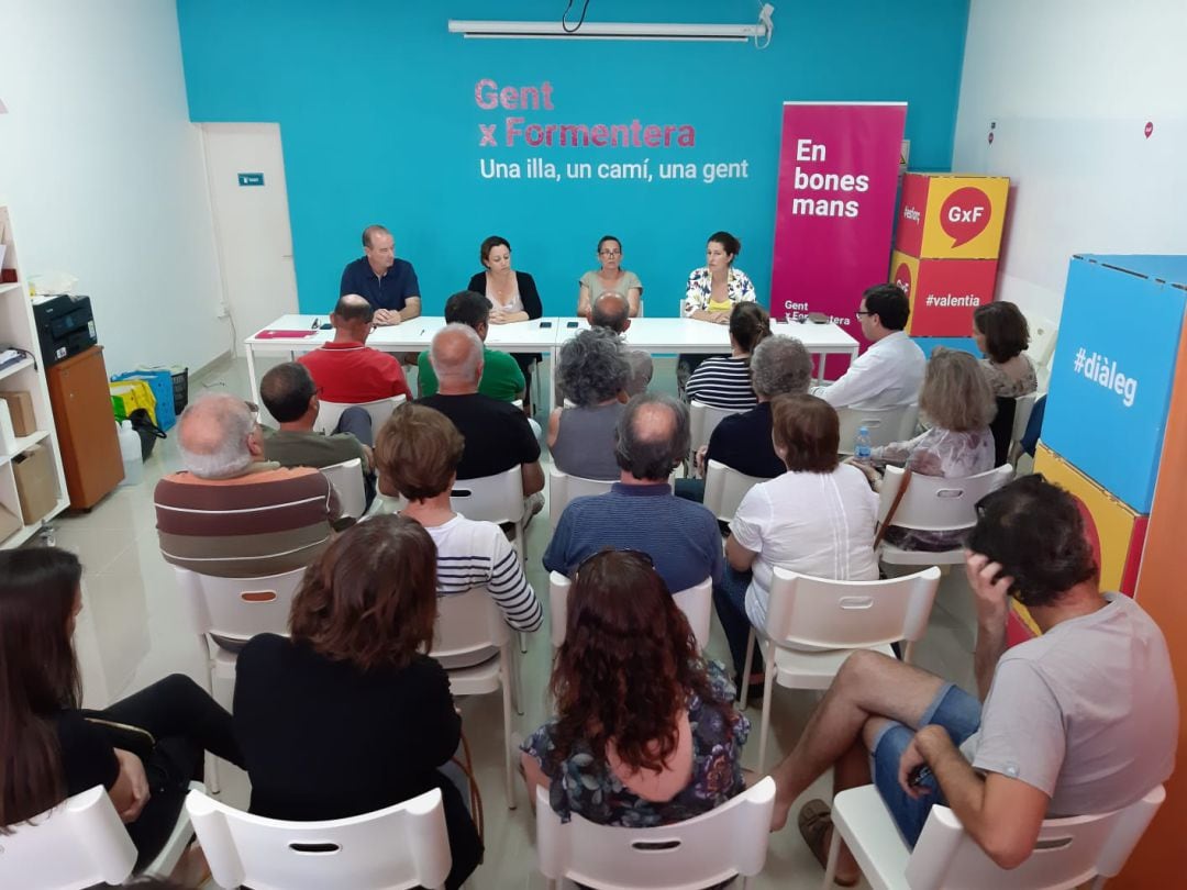 Momento de la asamblea de Gent per Formentera