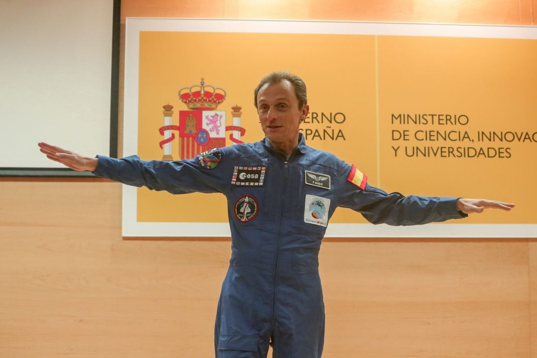 Pedro Duque, en la sede del ministerio de Ciencia.