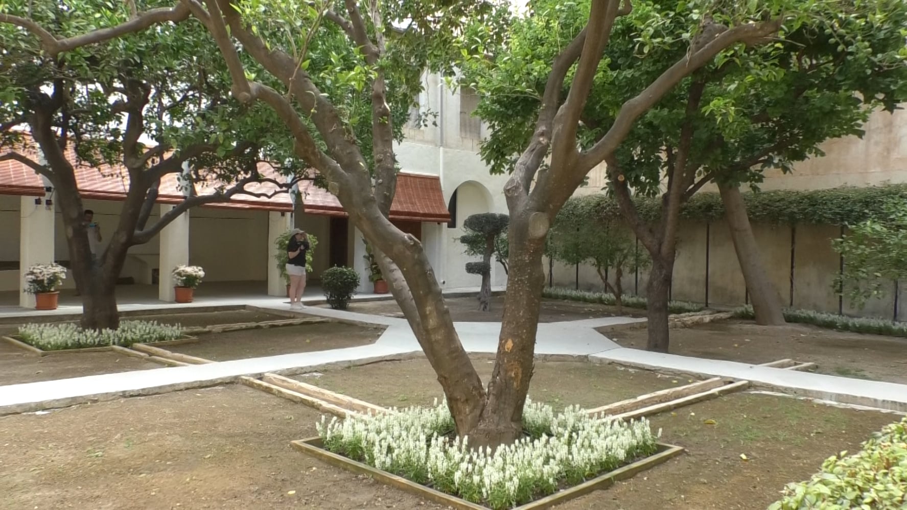 Patio del convento de las Clarisas en Elche