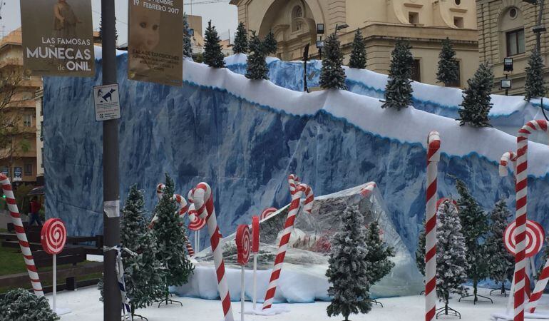 El tobogán gigante que se instalará en la Plaza de la Montañeta
