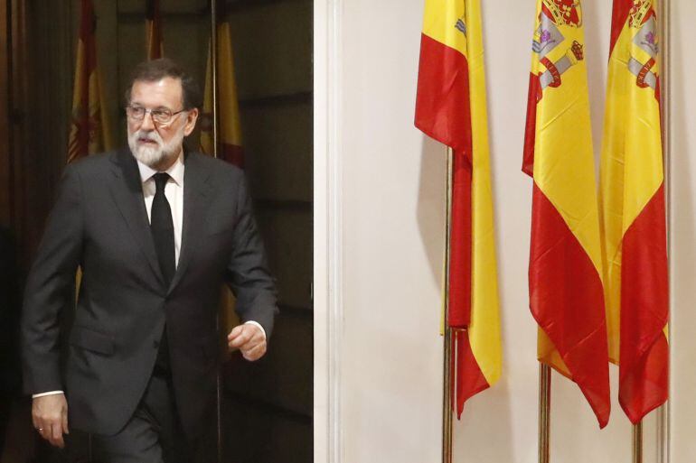 El presidente del Gobierno, Mariano Rajoy, en el Congreso