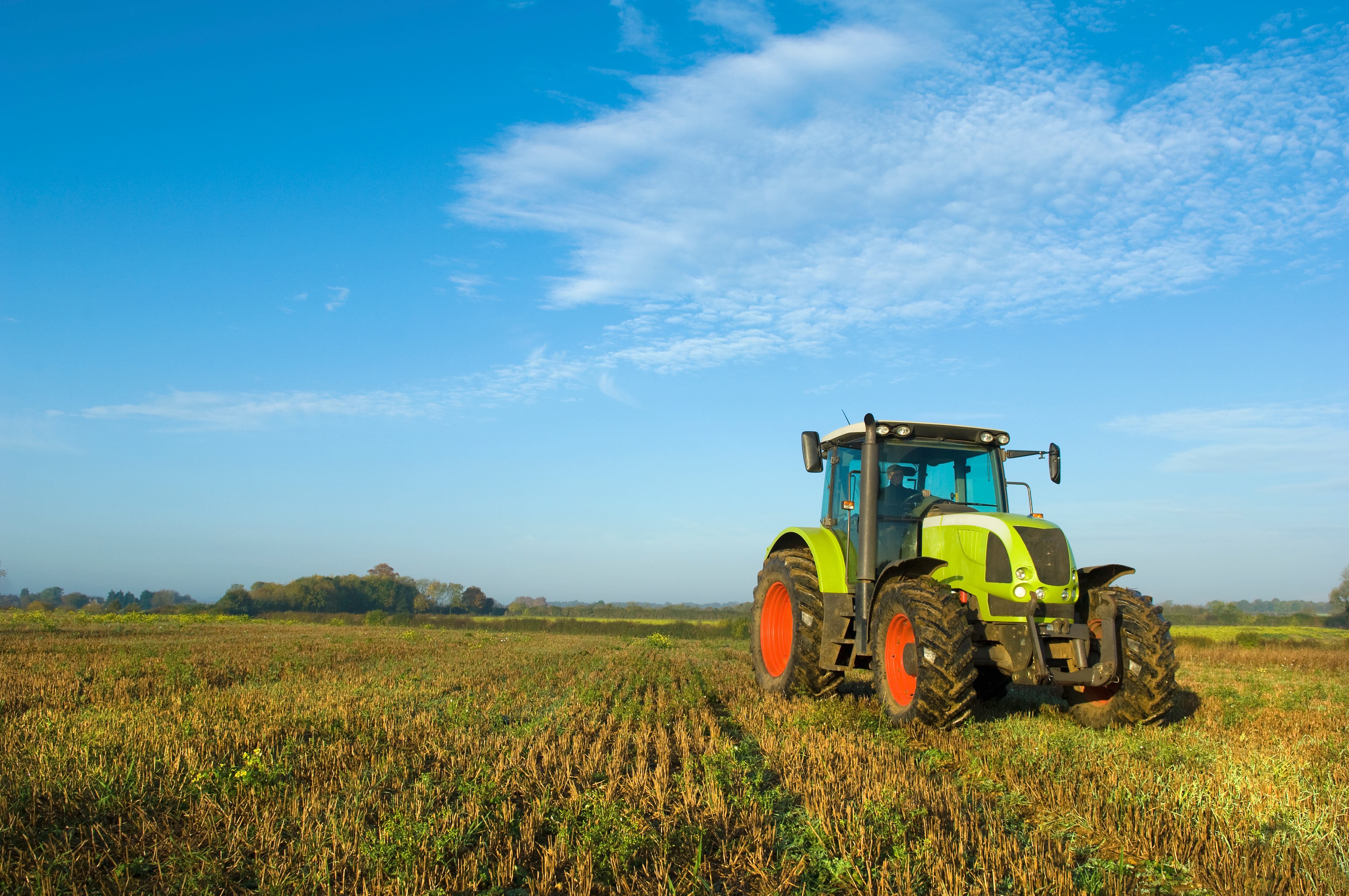 Imagen de archivo de un tractor