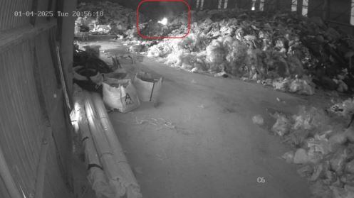 Foto de la cámara de seguridad de Onaindia. Hora: 20:56 h