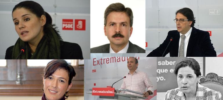 De izquierda a derecha y de arriba a abajo: Isabel Gil, José Luis Navarro, José María Vergeles, Esther Gutiérrez, Santos Jorna y Pilar Blanco.