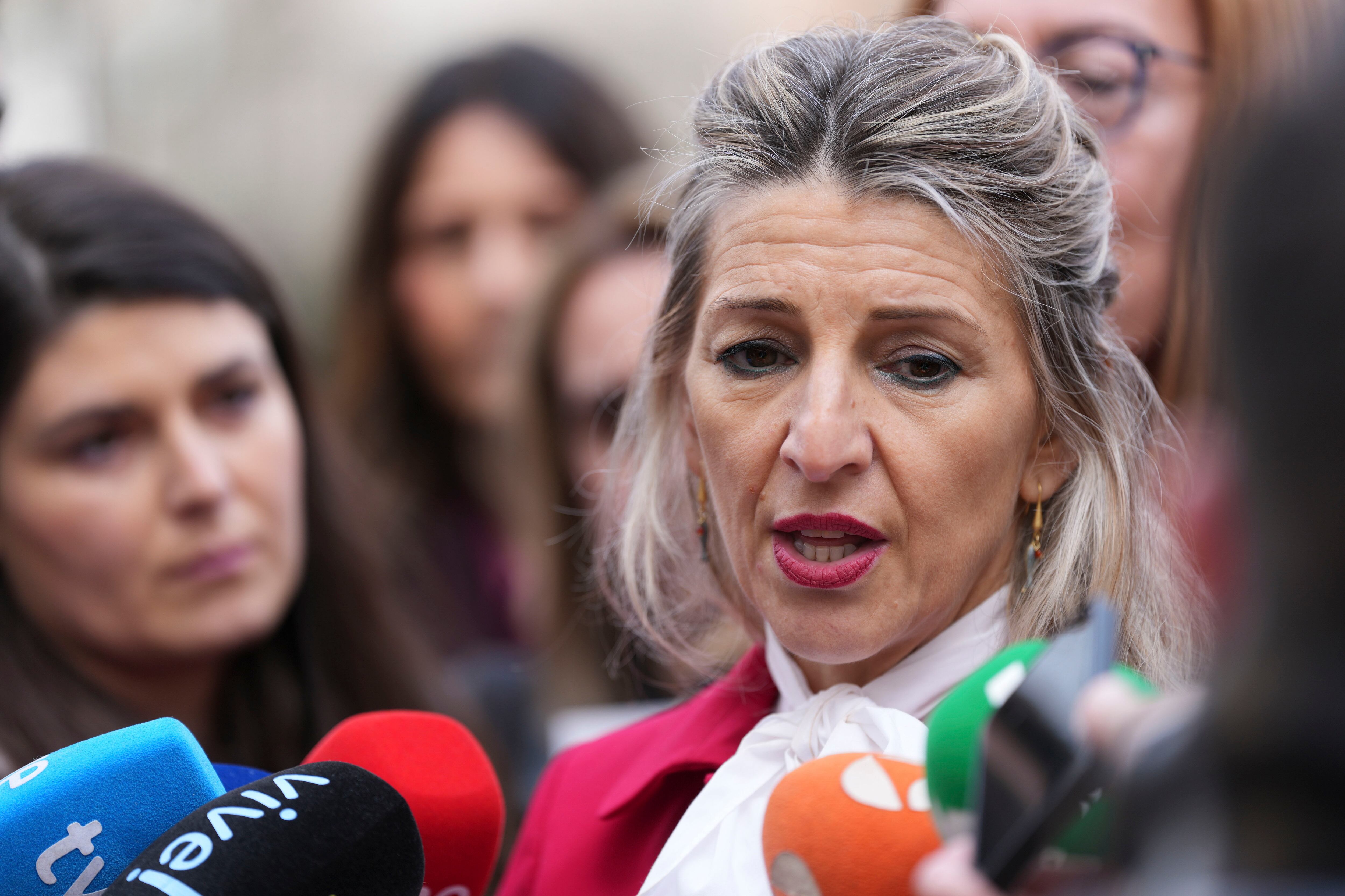 La ministra de Trabajo,Yolanda Díaz