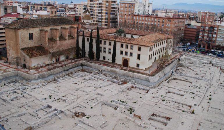 Archivo - Imagen aérea del yacimiento de San Esteban 