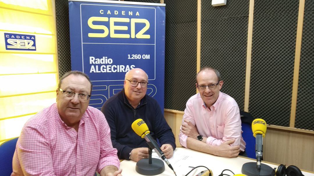 Juan Manuel Dicenta, Cándido Romaguera y Jesús Verdú durante nuestro espacio dedicado a la prórroga del brexit