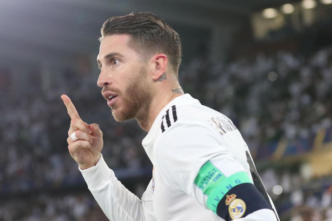 Sergio Ramos, durante la final del Mundial de Clubes