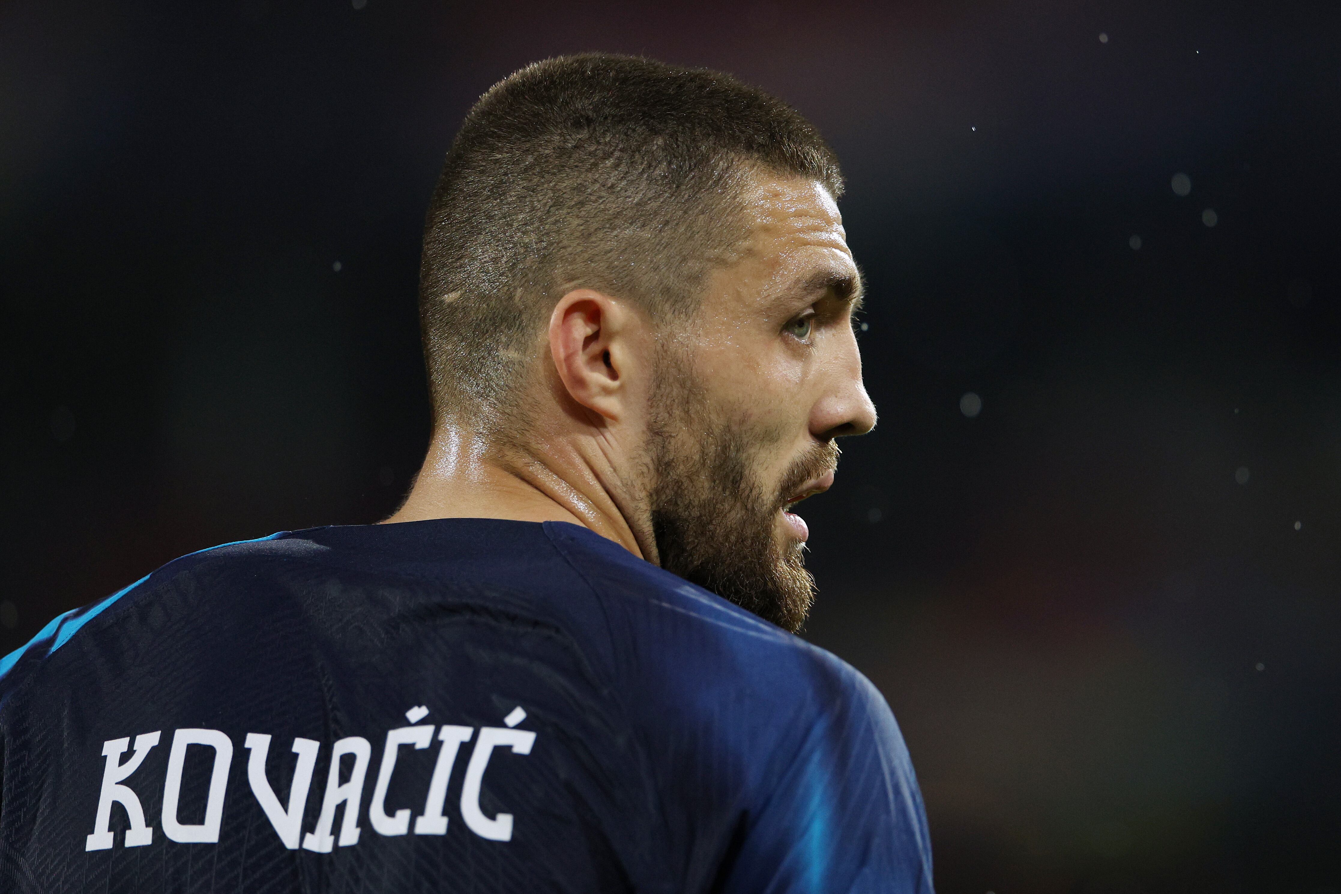 Mateo Kovacic, durante un partido con Croacia