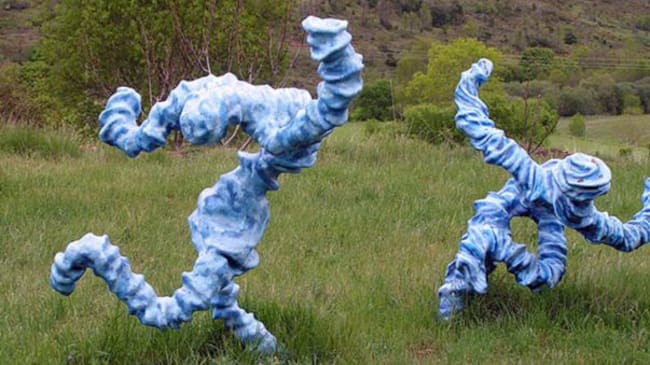 'Espíritus', obra creada en el marco de las actividades del centro cultural El Hacedor, en Burgos.