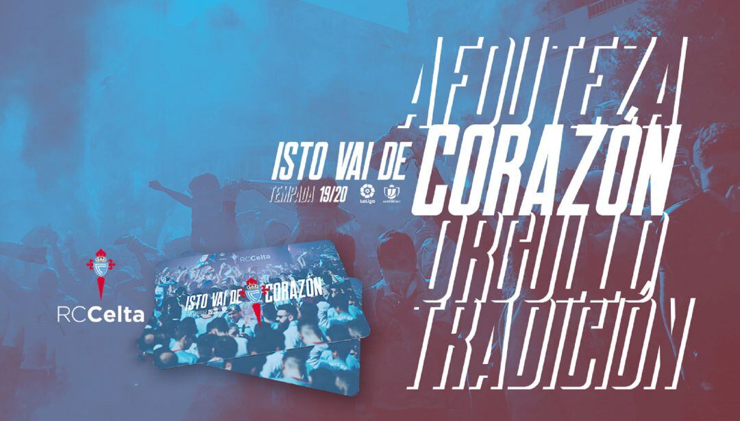 Promoción campaña de abonados del Celta para la temporada 2019-20.