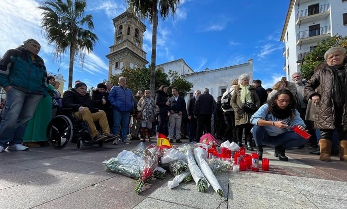 Velas junto a la Plaza Alta de Algeciras