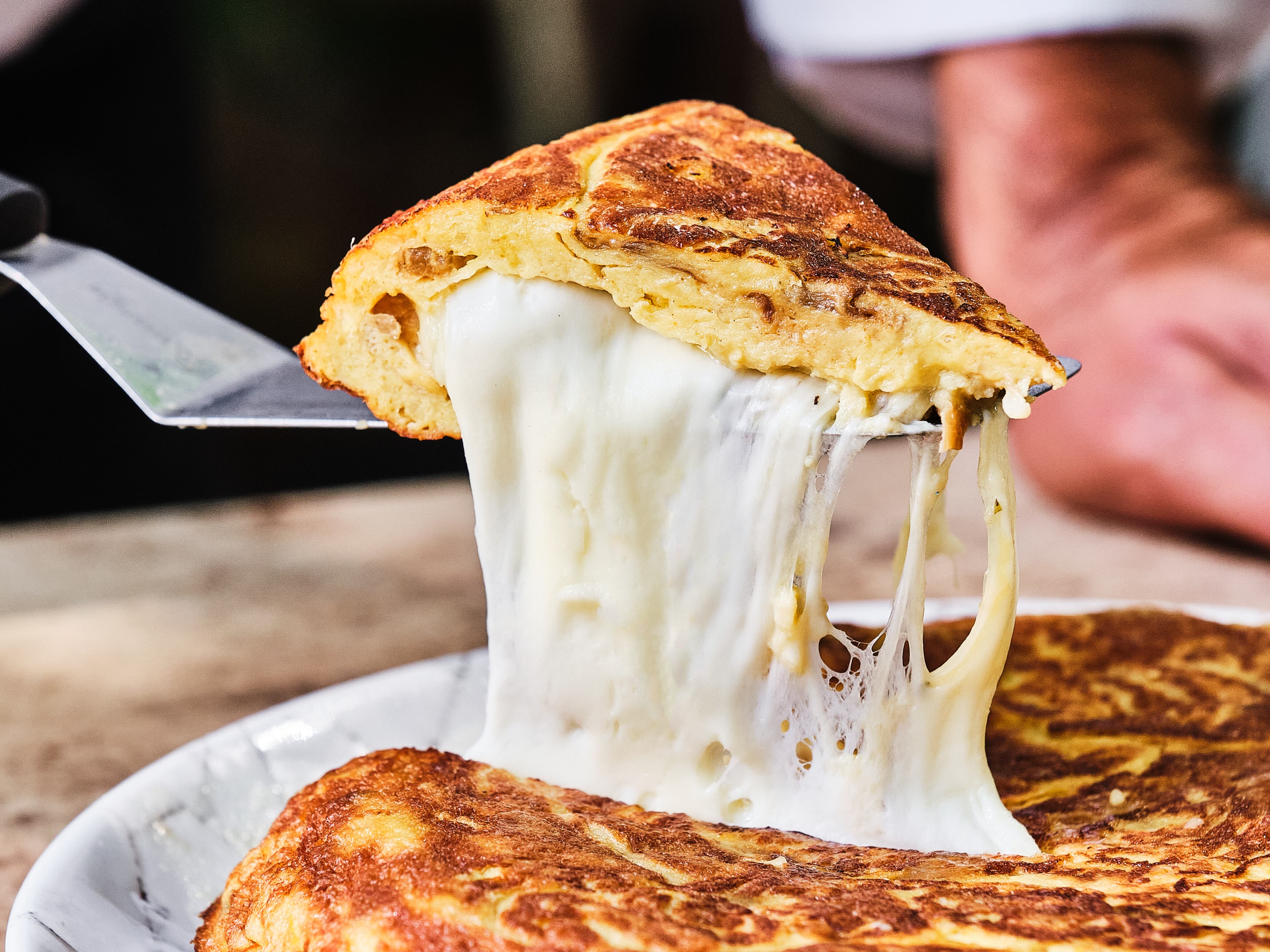 Tortilla de patatas a la italiana.