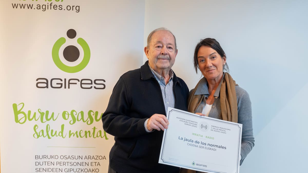 El espacio "La jaula de los normales" de A vivir Euskadi premiada por su contribución a la divulgación de la salud mental