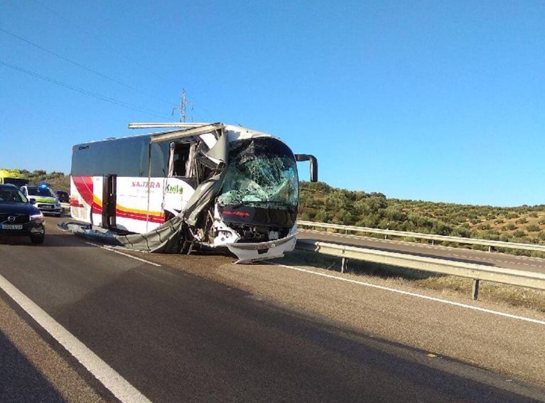 Autobús siniestrado