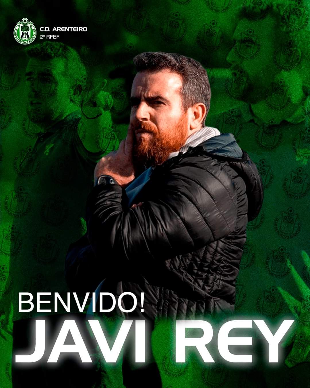 Javi Rey novo adestrador no banco do Arenteiro