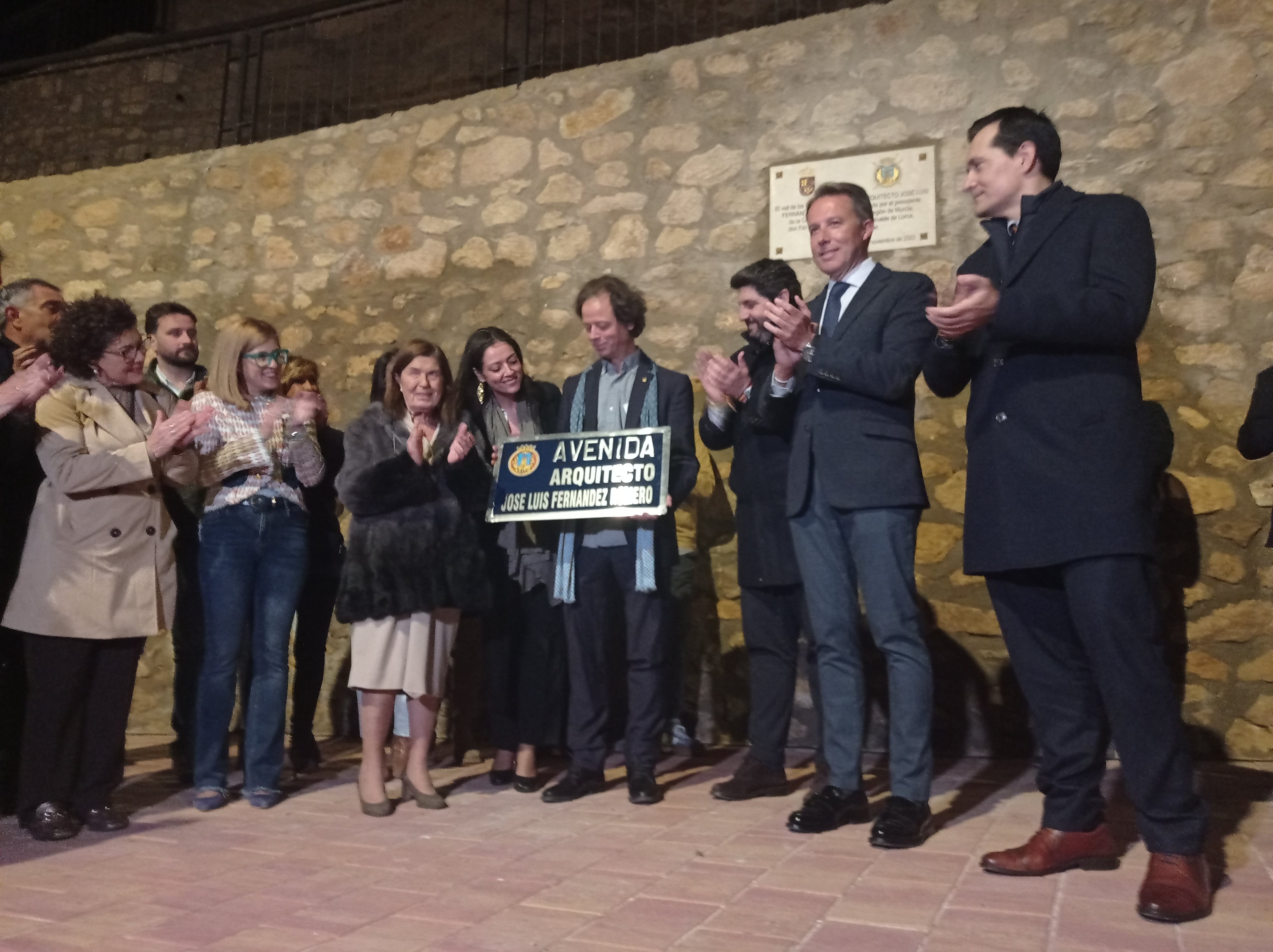 Inauguración del vial de los barrios altos de Lorca