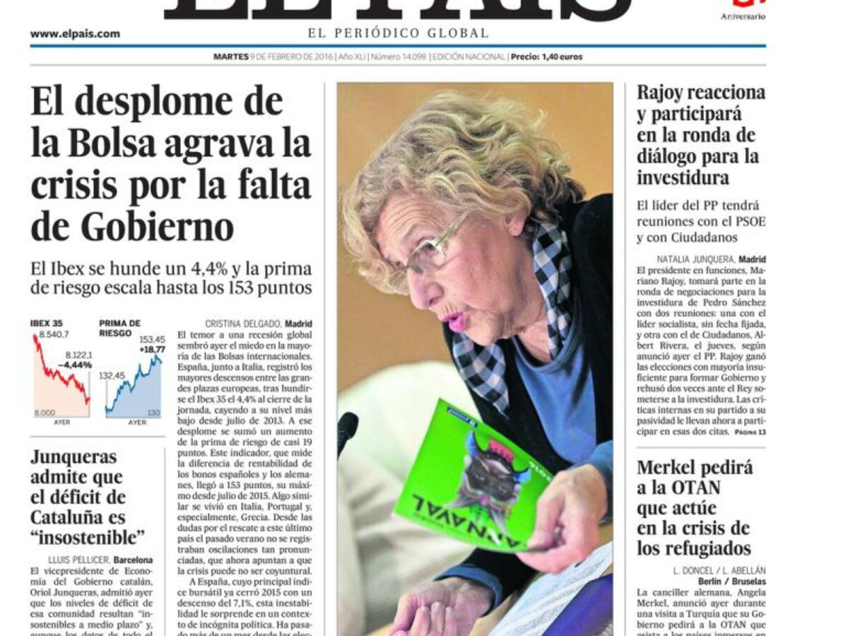 Portadas periódicos 9 de febrero de 2016